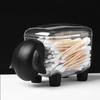 Cute Cartoon Stationery Cotton Swab Makeup Cotton Storage Box Holder   (White Sheep)