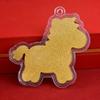 Creative Golden Horse Accessories Year of Horse Mascot Dolls Gold Pony Keychain Accessories Cute Chinese Style