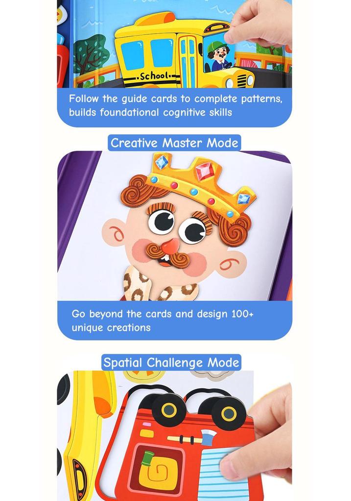 Magnetic Dress-up Puzzle for Kids, Educational Toy for Ages 3-6, Perfect Kindergarten Gift