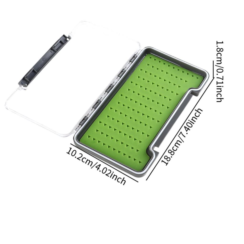 Fly Box Tackle Case Easy Grip Jig Boxes Freshwater Saltwater Portable Equipment Storage Container Fly Fishing Lures Box