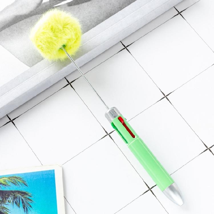 Multicolor Pen Ballpoint Beadable Retractable Ballpoint Pen 4 Color in 1 Ballpoint Pen Retractable Multicolor Pen