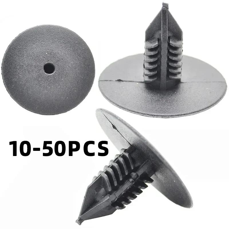 10/20/30/40/50/100PCS 10mm Car Fasteners-Hole Plastic Rivets Fender Bumper Push Pin Clips For VW Toyota Renault Auto Fastener