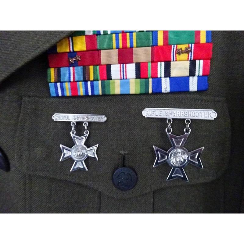 Made USMC US Marine Corps Skills Badge Qualification Badge Gown Regular Wear Badge Shooting Badge Military Fan Badge