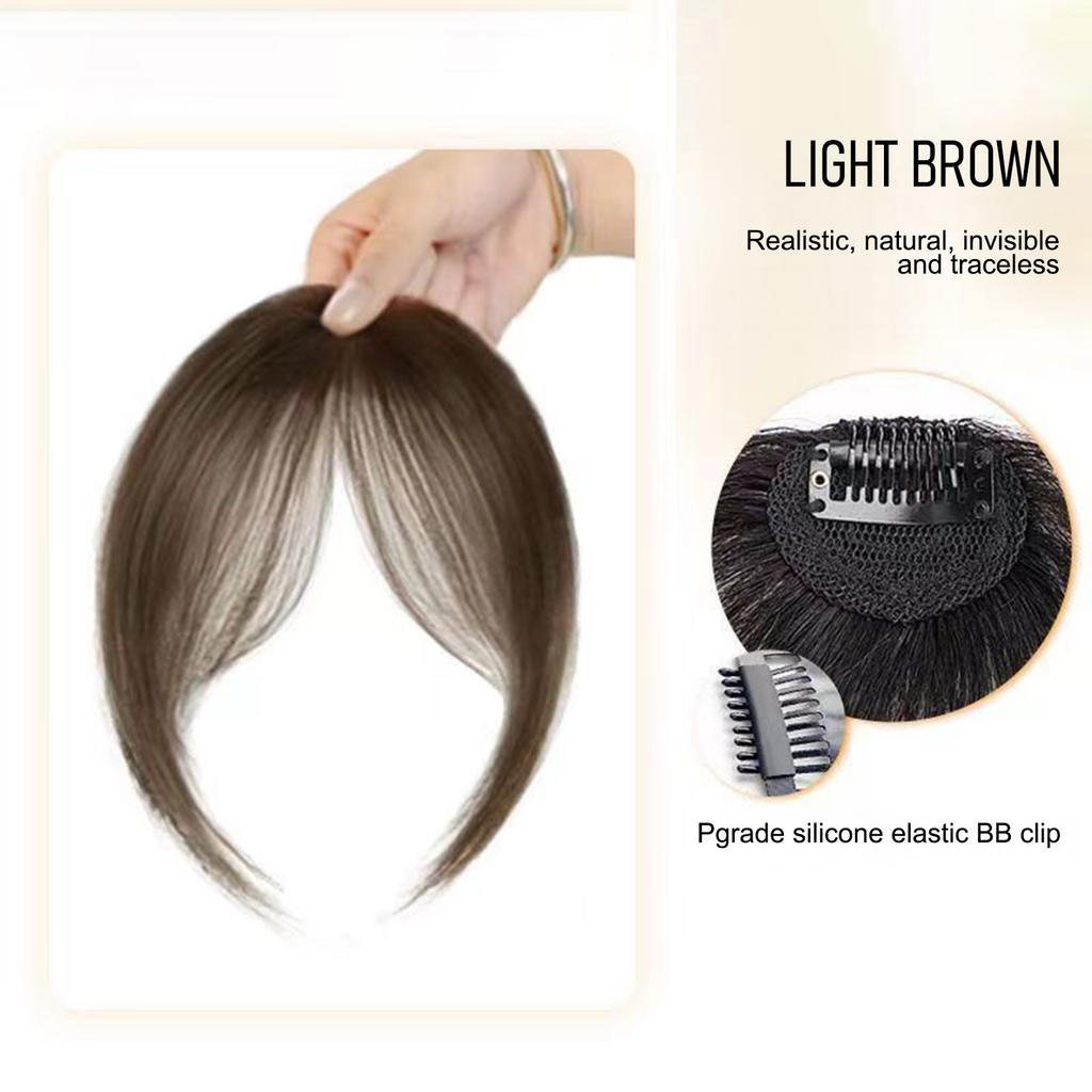 Natural Hair Bangs Side Fringe for Women Soft Breathable Not Hurt Hair Odorless Wig for Woman Girls Daily Use Hair Styling