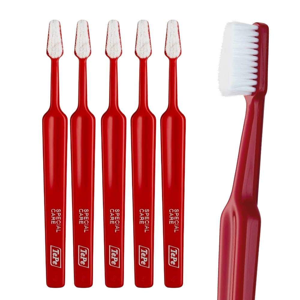 

TePe Special Care Toothbrush, Red, 5 pcs