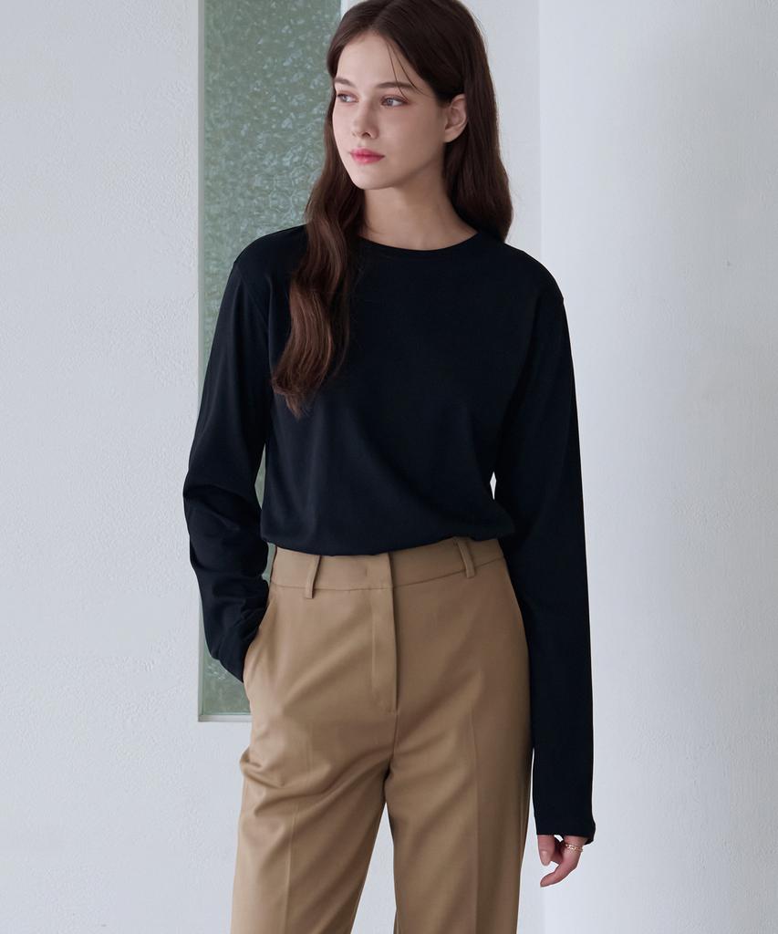 Deuloupisumeon Supima Silket Long Sleeve T-Shirt [White]