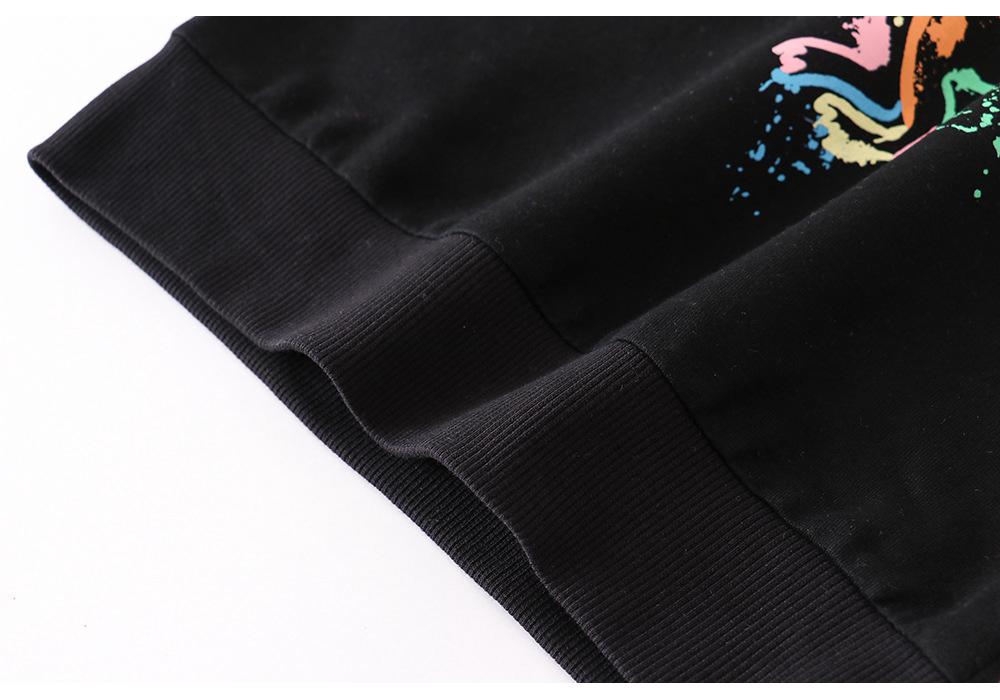 European Style Cotton Hoodie for Boys - Autumn/Winter Long Sleeve Terry Top