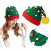 Christmas Winter Tree Beanie Knitteds Fashion Fabric Extra Warm Hatsupplies