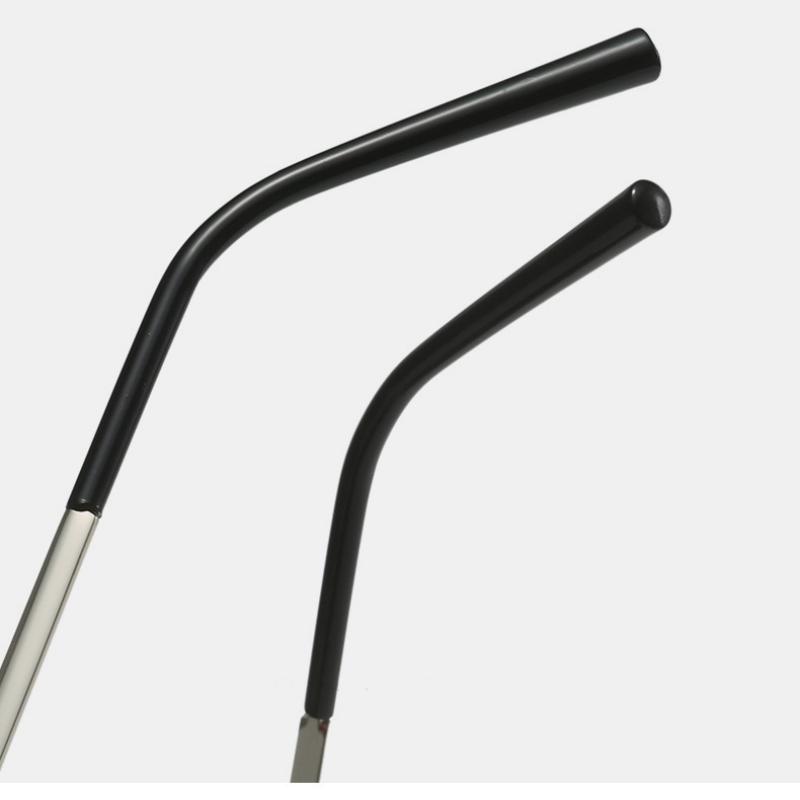 Neue rahmenlose Sonnenbrille, modische Retro-Farbverlaufsbrille, personalisierte mit Schmetterlingen besetzte Diamant-Sonnenbrille