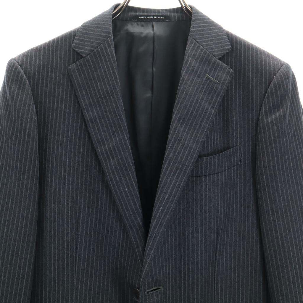 Green Label Relaxing UNITED ARROWS Stripe Pants Suit Setup 42 Men's Used