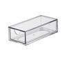 1 Acrylic Drawer-Type Coffee and Tea Bag Storage Box, Dust-Proof and Transparent Stackable Coffee Capsule Instant Milk Tea Desktop Organizer, Stat