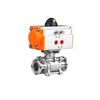 SANLING Stainless Steel Three-Piece Clamp Ball Valve