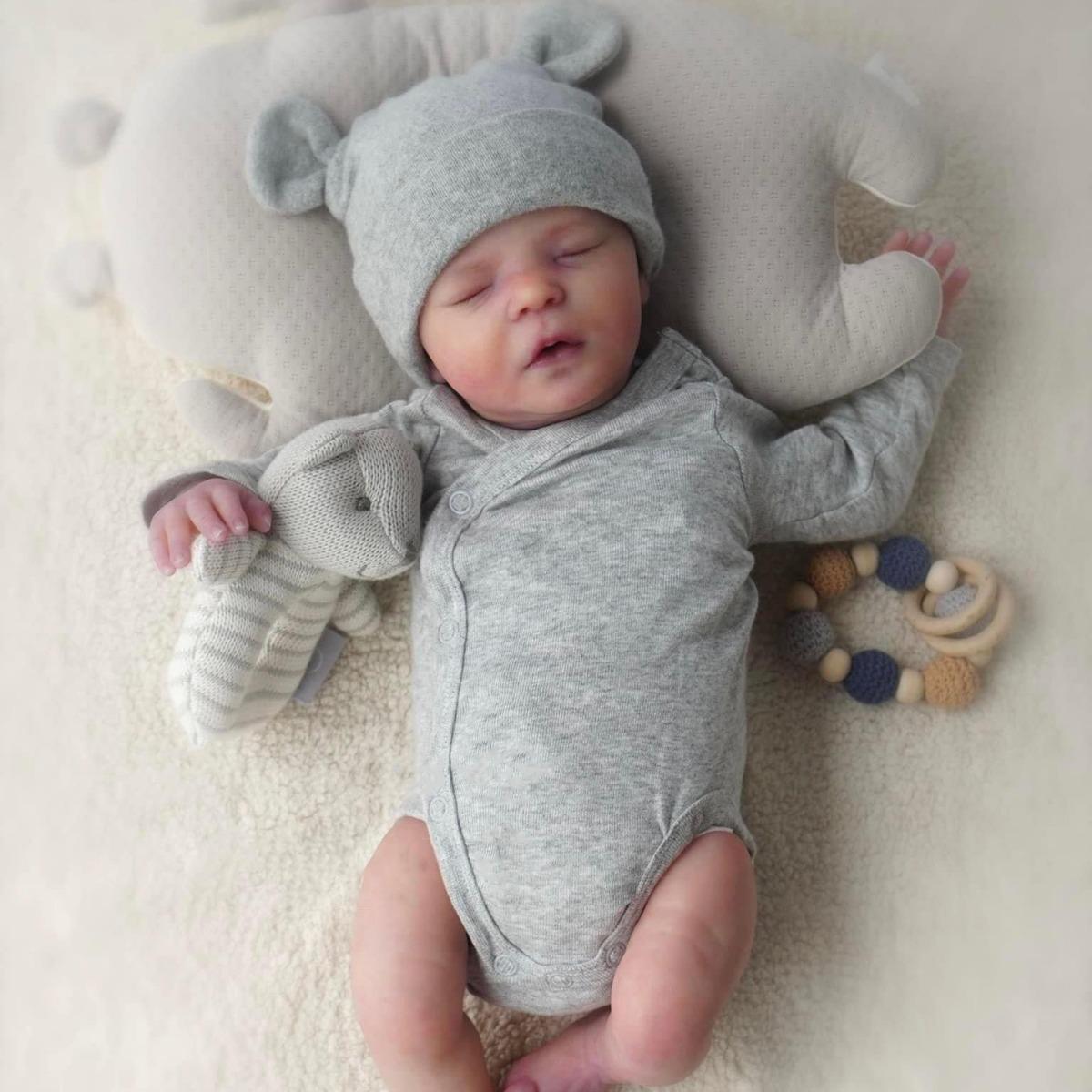 16-Inch Darren Realistic Reborn Baby Doll - Hot Selling 16-inch cloth body doll