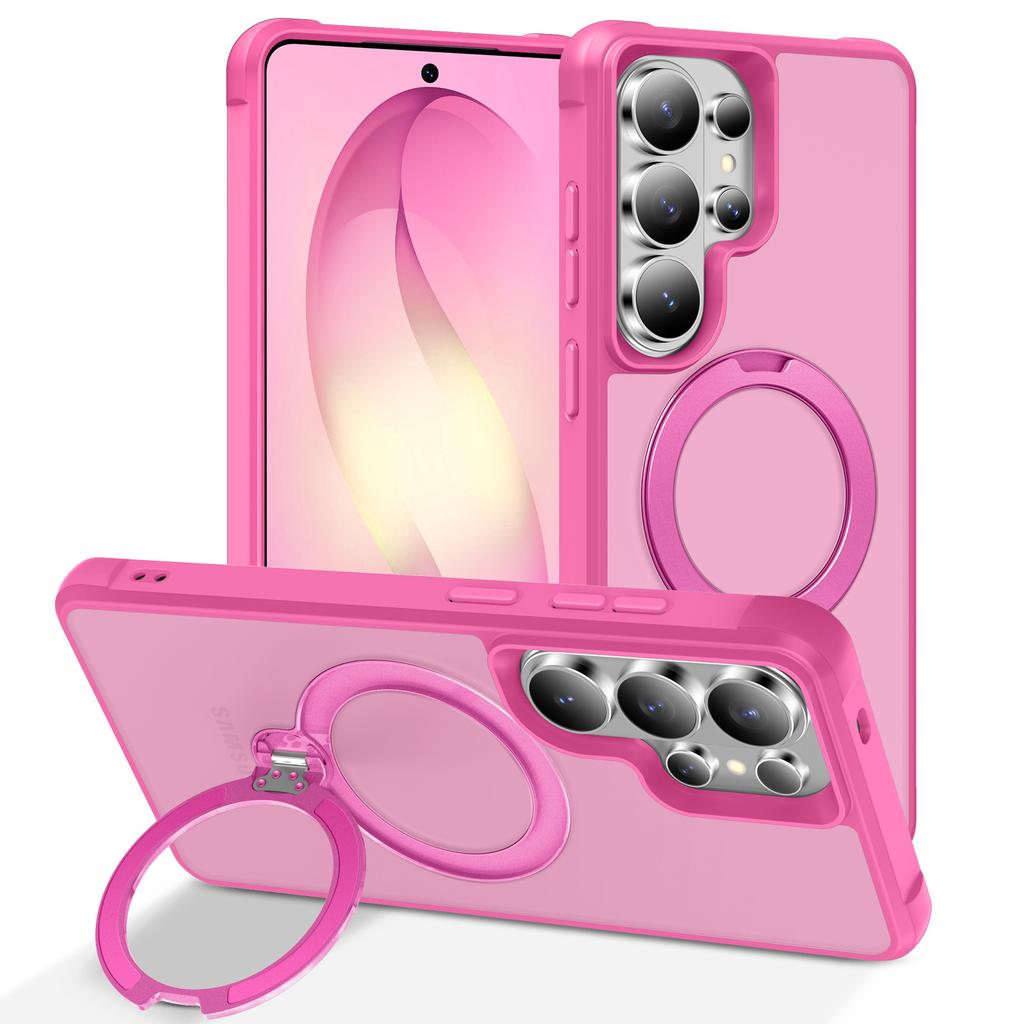 Applicable to Samsung S26Ultra Yingfeng fulcrum magnetic suction bracket mobile phone case S25Ultra anti-drop S24U protective case