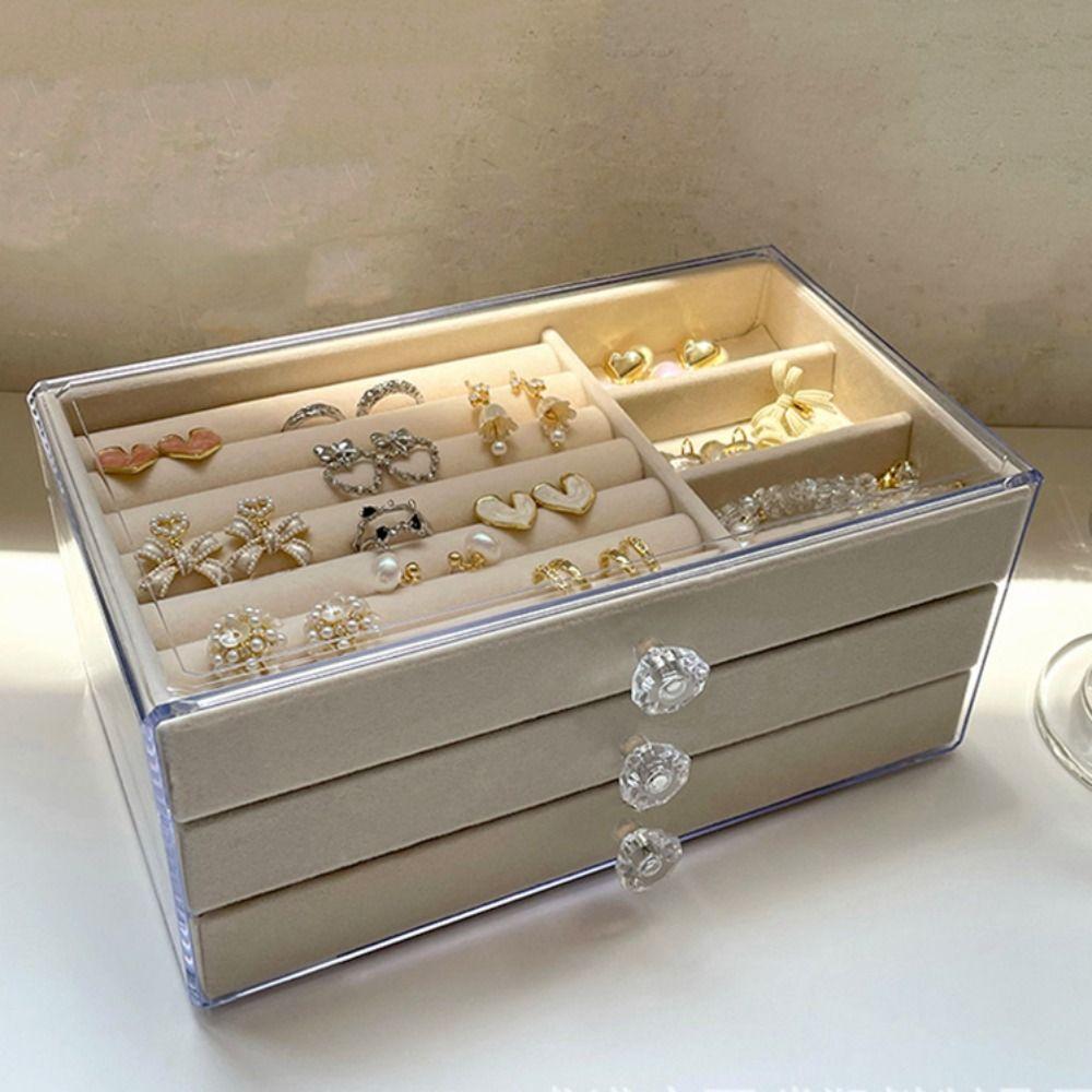 Transparent Drawer Knob 20/25/30mm Drawer Pull Handle Household Crystal Glass Cabinet Knob