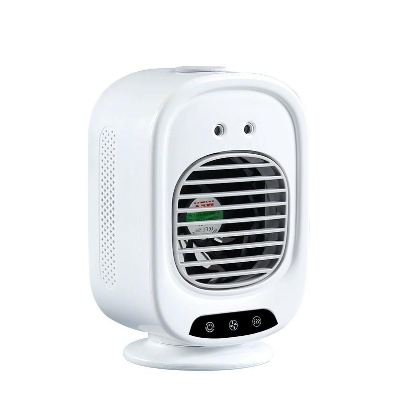 

Mini ventilador de escritorio USB portátil con humidificador y pulverizador de agua 3 velocidades