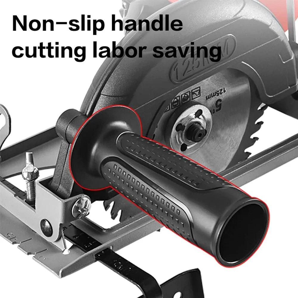 Hand Angle Grinder Converter To Cutter Adjustable 40mm Depth Grinder Bracket To Cutting Woodworking Table Tool with Guide Ruler