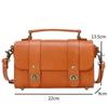 Johnature Sac messager Vintage en cuir de vache véritable pour femmes, sac à main de loisirs fait à la main, sacs à bandoulière de couleur unie