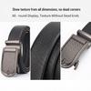Men's Genuine Leather Automatic Buckle Belt - High-End Business & Casual Style