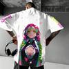 Demon Slayer Anime Co Branded T-shirt Summer Men's and Women's New Large Harajuku Casual Loose Parent Child Short Sleeve Top