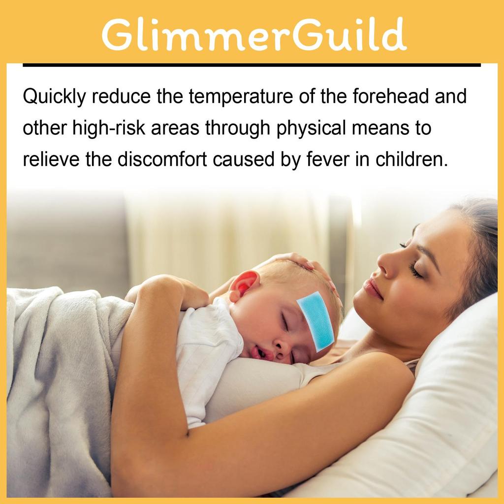 Soothing Gel Wiieey Children's Fever Patch For Body Care And Cooling Comfort