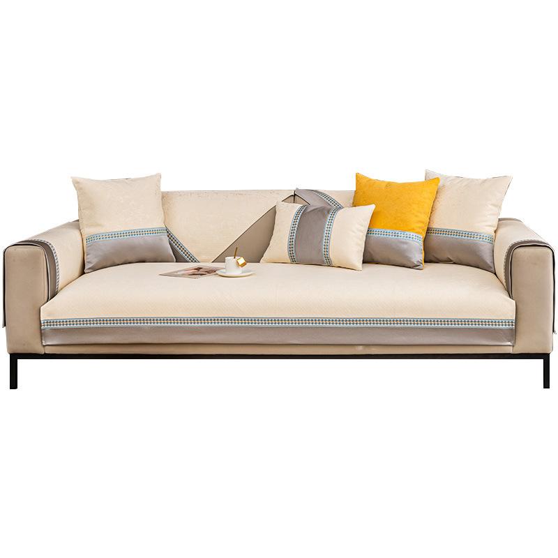 Leichtes Luxus-Sofakissen, Vier Jahreszeiten, universelles, rutschfestes, modernes, einfaches Kissen, neuer High-End-Sofa-Sattelbezug, Bezugsstoff