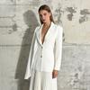 Show Two-piece Irregular Cut Suit + Pleated Skirt Fashion