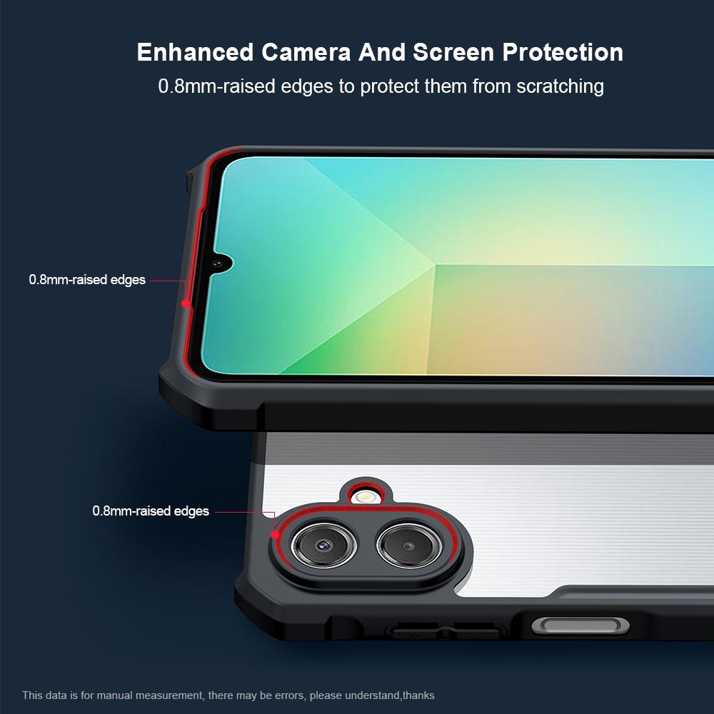 XUNDD For Samsung Galaxy A07 4G Case Dropproof TPU+Acrylic Clear Back Phone Cover