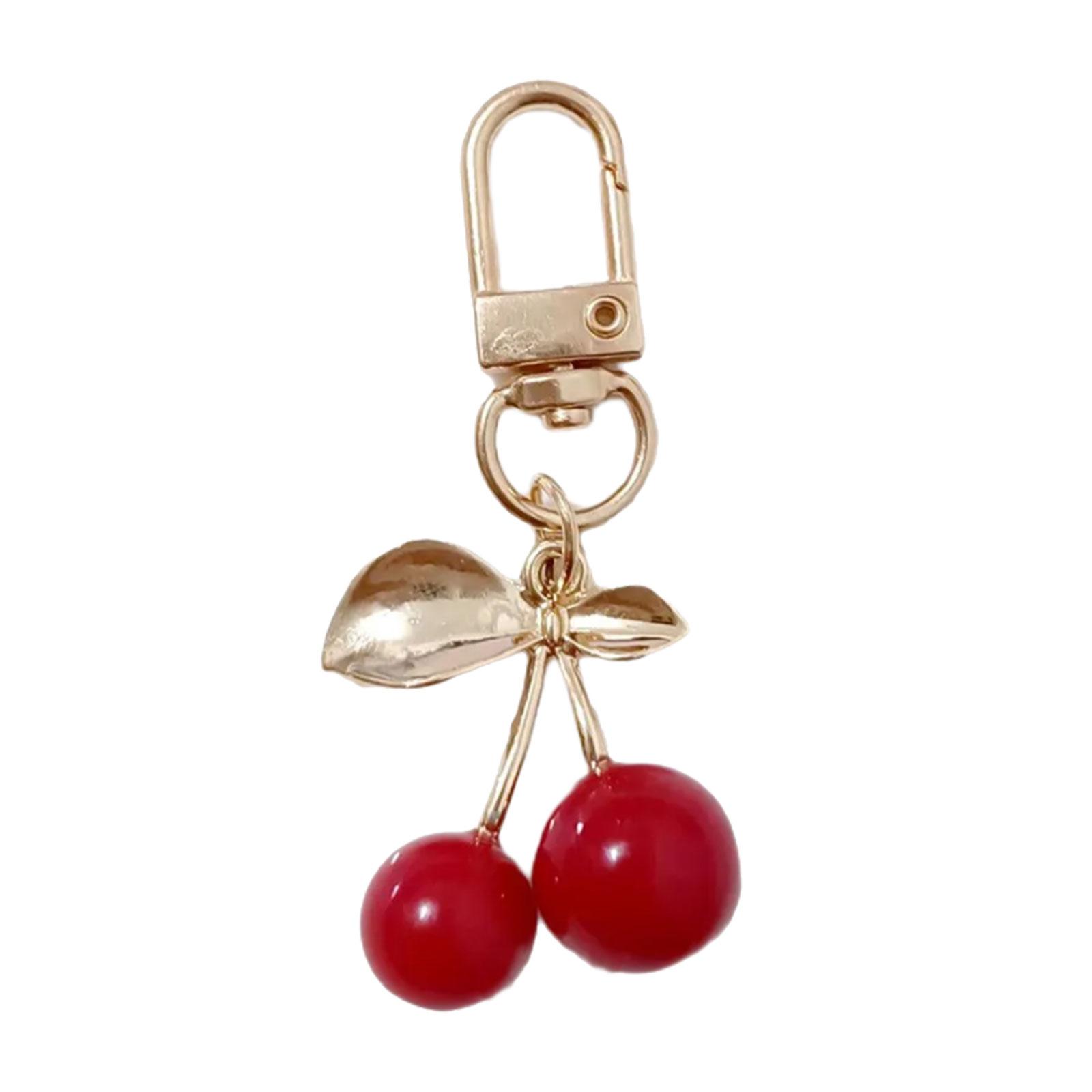 

Подвеска в виде сумки Cherry Bag Charm Смола Вишня Брелок Модный сплав Ювелирные изделия Ключ Аксессуар Подарок для Модных Женщин Девочек T2