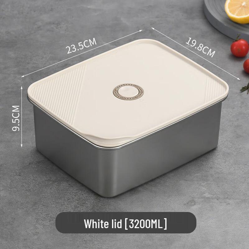 ZISIZ 304 Stainless Steel Food Storage Container