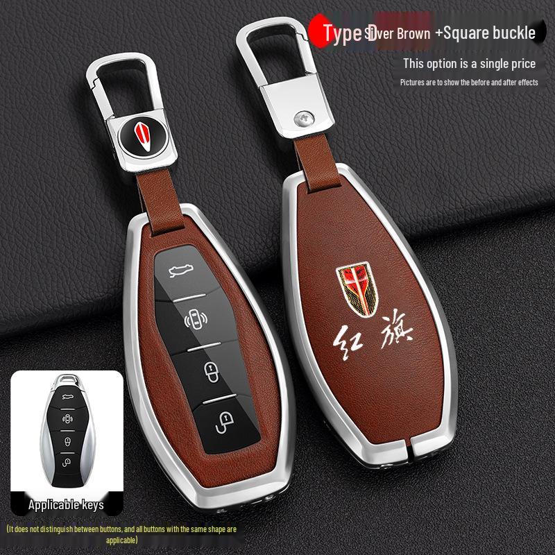 2023 Hongqi H5/H6/HS5 Men's Key Case for HS3 & HQ9 with EQM5 High-End Shell