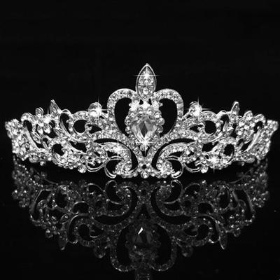Rown Damen-Krone mit Kristallen, Prinzessinnen-Krone, Kopfschmuck für Brautjungfern, Hochzeit, Geburtstag, Party, Abschlussball, Halloween, Rollenspiel-Kostüm