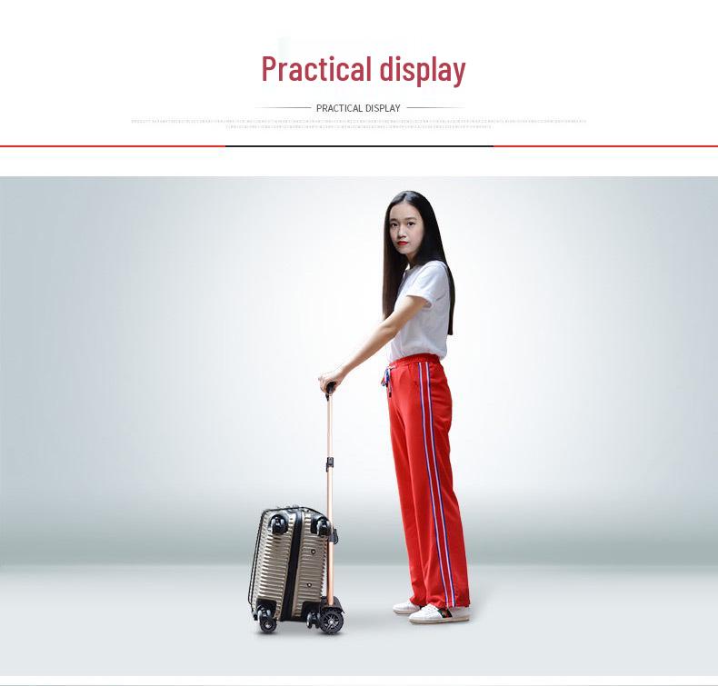 Foldable Aluminum Trolley with Universal Wheels – Portable Shopping Handcart for Outdoor Use