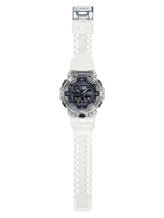 Casio Erkek Reçine 200M Suya Dayanıklı Analog Darbeye Dayanıklı Kuvars Saat GA-700SKE-7A