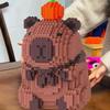 Building Blocks Set Capybara In a Scarf Scarf To Build 1500 Pcs.