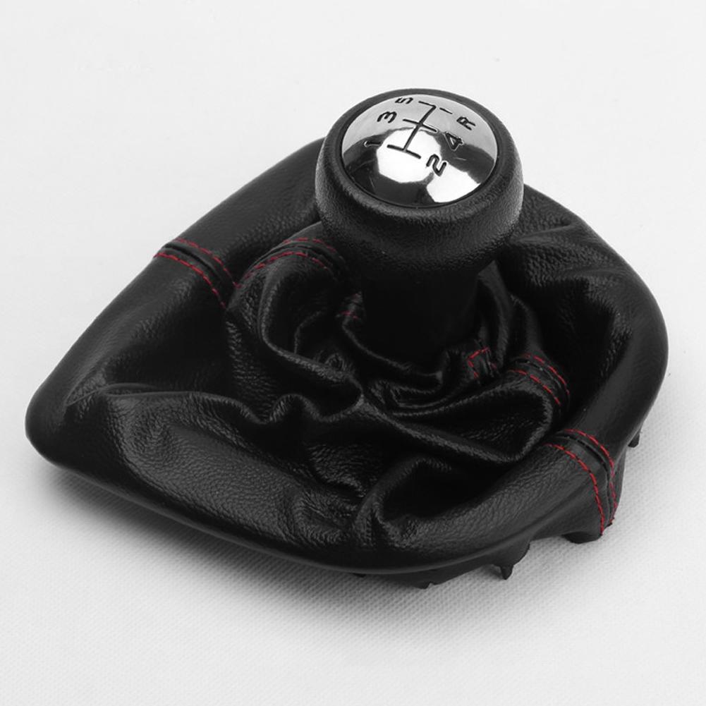 PU Leather Gear Stick Shift Gaiter Boot Cover Manual Gear Shift Boot Cover Shift Collar Boot Dust Cover Car Decor Accessories