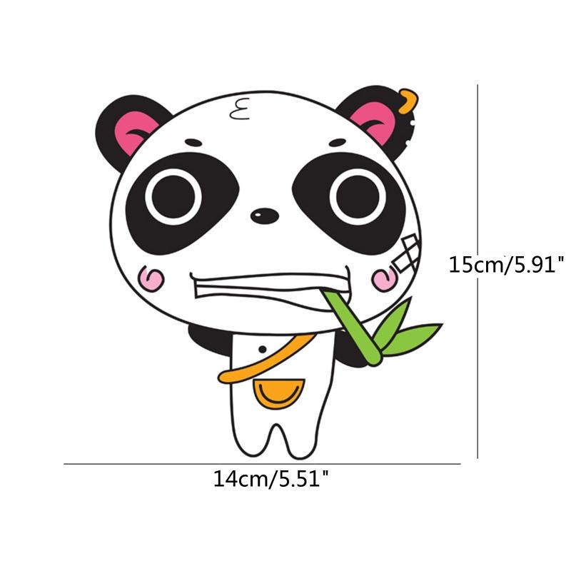 Funny for Giant Panda Panda Print Stickers Personalized Design Car Door Window Exterior Body Decorative Stickers for Adu