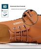 Men's 2025 Summer Soft Leather Non-Slip Closed-Toe Sandals for Beach & Driving