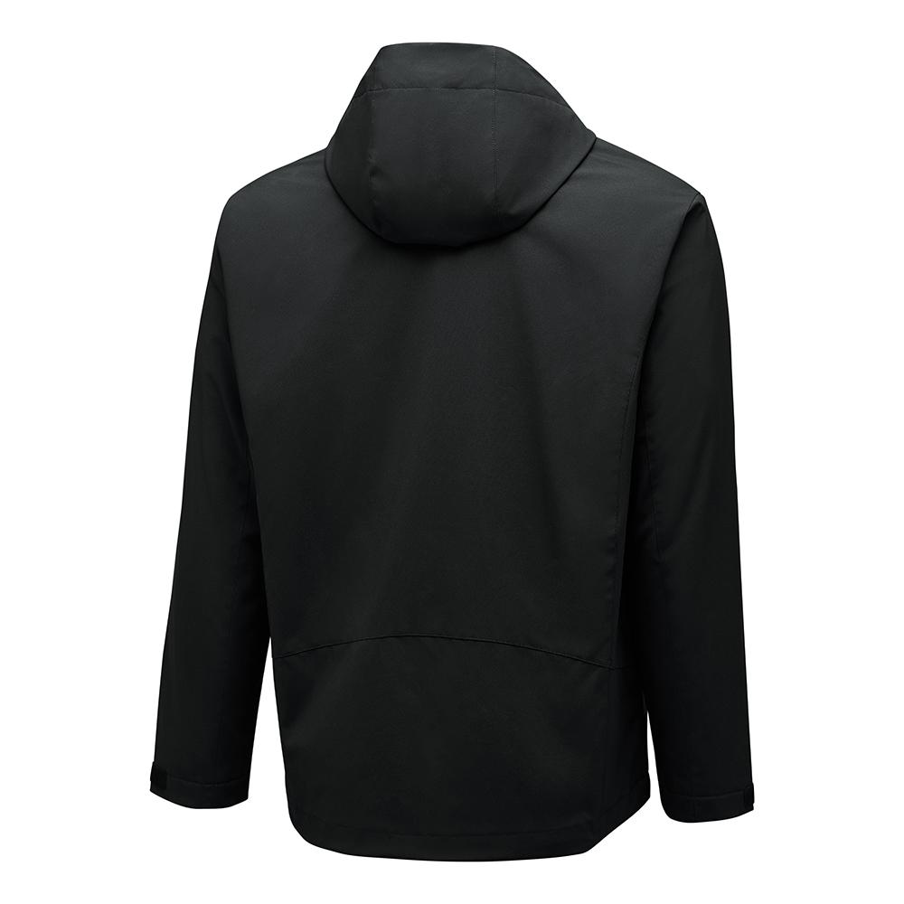 Anta Woven Hooded Two-Piece Set Warm Water-Resistant Windbreaker Women outerwear Basic-Black 462540210-1
