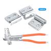 100 Stück 10g 0,35oz Aluminiumlegierung Clip-on Haken Auswuchtgewicht P-Stil Auto Reifenreparatur mit Auswuchtzange