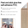 Creative Imitation Linen Stair Treads Non-Slip Washable Floor Mat Water Absorption Noiseproof Stair Carpet Household Use
