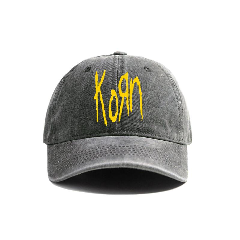 Korn Baseballkappe Distressed Hüte Metall Rockband Kappe Unisex Retro Outdoor Sommer Verstellbare Mütze MZ