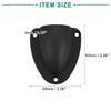 ACROPIX 2.48"x2.28"x0.91" Marine Boat Wire Cover Transducer Wire Cable Cover Clam Shell Vent Wire Cover Black - Pack of 2
