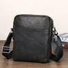 First Layer Cowhide Leather Men'S Commuter Shoulder Messenger Bag Simple Small Bag High-End Boys Summer Light Bag
