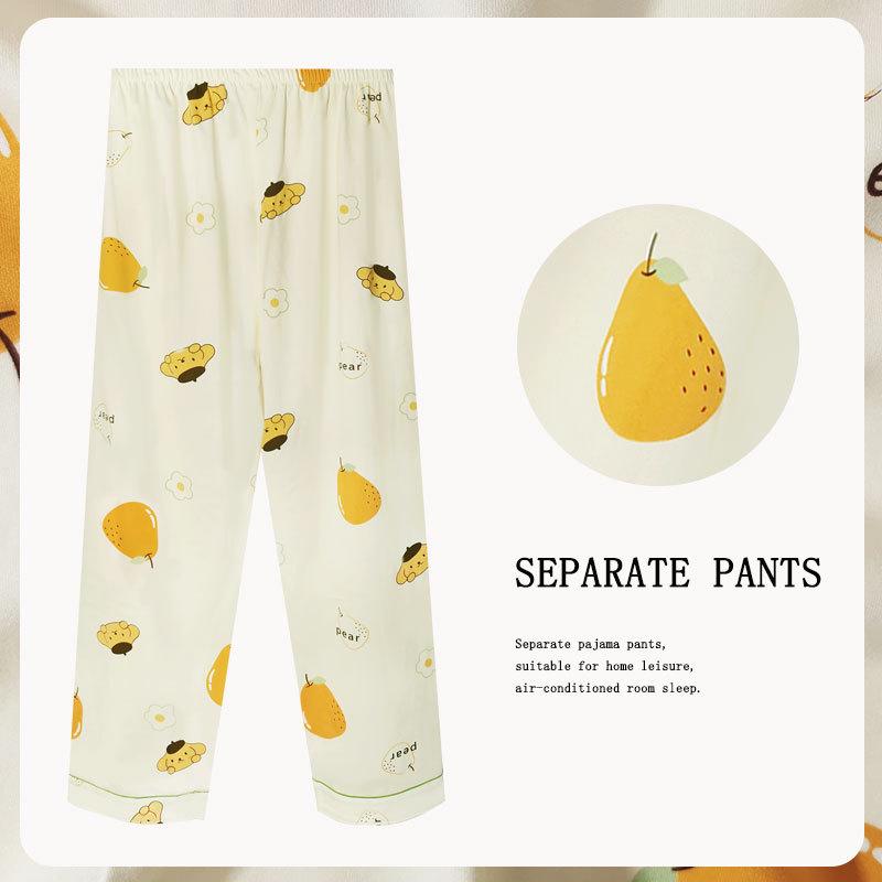 Women's Cartoon Cute Slim Fit Imitation Cotton Pants - Spring, Summer & Autumn Styles