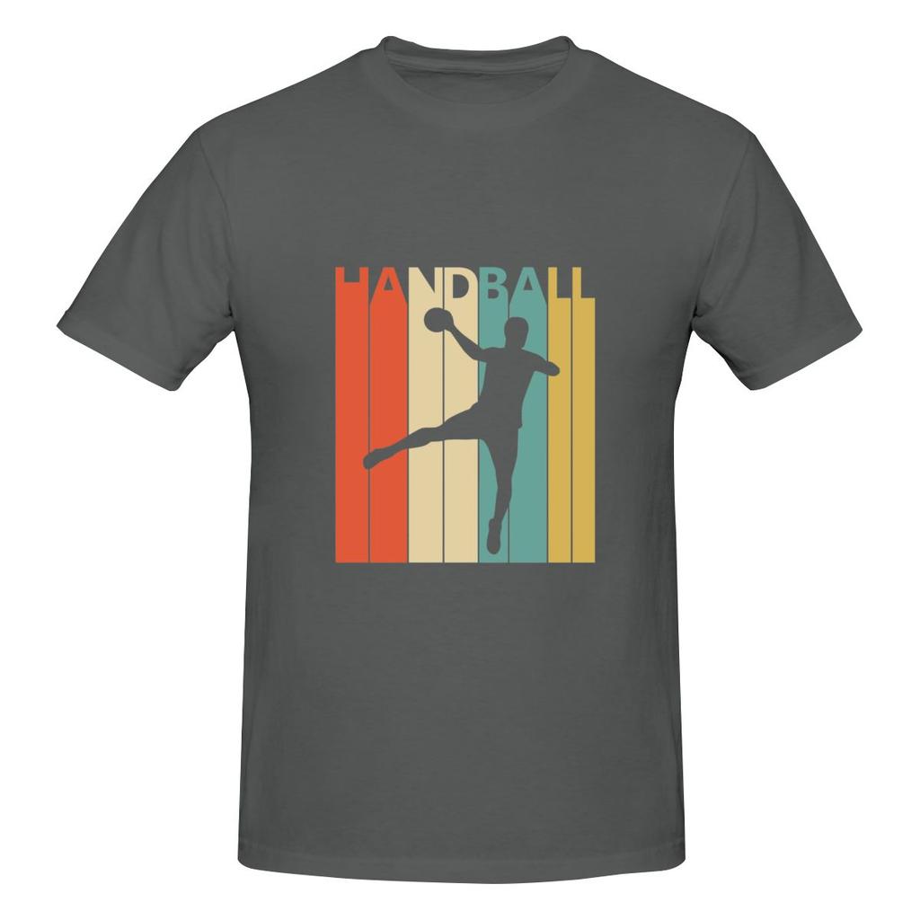 Vintage Handball Crew Neck Tshirt Street Hiphop Antibacterial Shirt