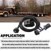 American RV Trailer Tail Light & Signal Power Cord: 4-Pin/7-Pin Wiring Harness Extension