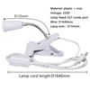 New Compact Lightweight Mini LED Clamp Book Light - Adjustable Brightness Reading Lamp for Bedtime or Travel - Perfect Nighttime