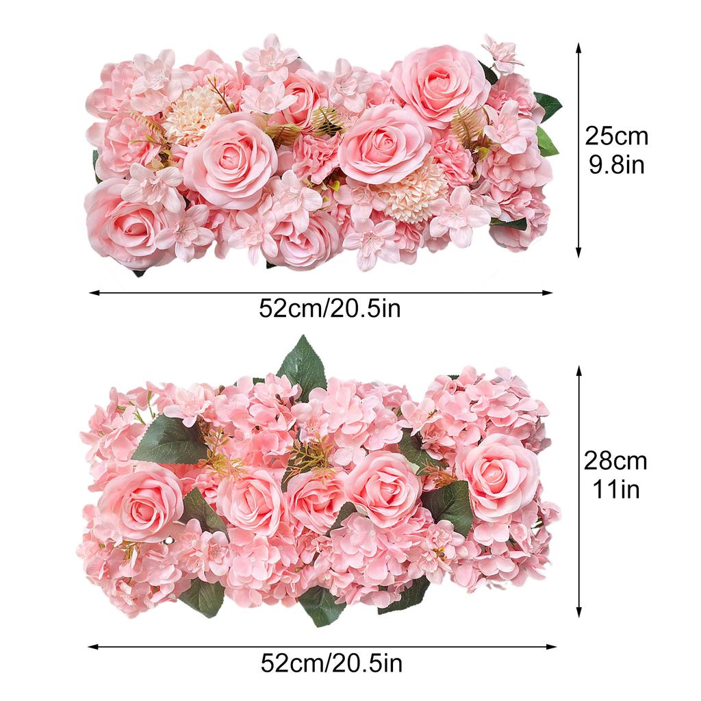 Hochzeit Esstisch Blumengesteck Blumige Hochzeitsmittelstücke für Tische Tischläufer Künstlich