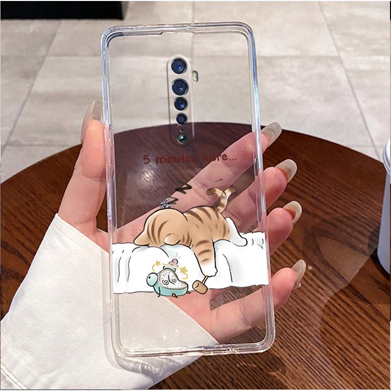 For Oppo Reno 2 CPH1907 2F CPH1989 2Z CPH1945 Phone Case Luxury Cute Love Heart Rabbit Funny Clear TPU Cover Oppo Reno2 F Z Case